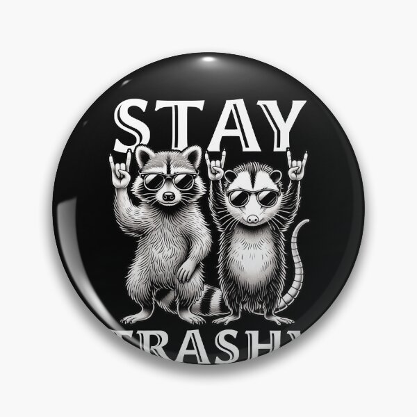 Item preview, Stay Trashy Raccoon Possum Funny Raccoon Men Women designed and sold by BlueBerry-Pengu.