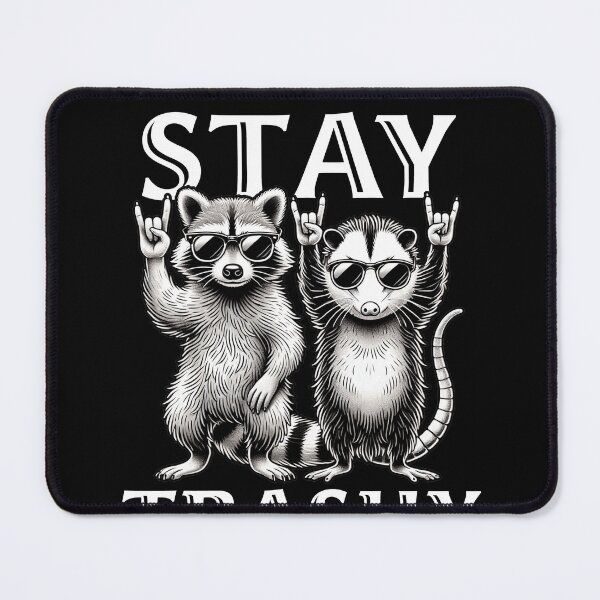 Item preview, Stay Trashy Raccoon Possum Funny Raccoon Men Women designed and sold by BlueBerry-Pengu.