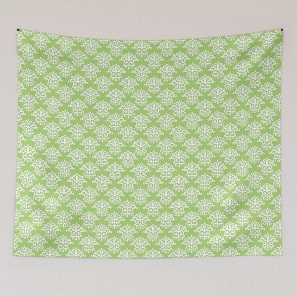 Item preview, Seamless Damask Pattern Green #10 designed and sold by MadeInR.