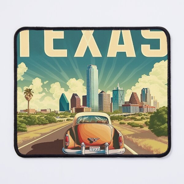 Item preview, Texas City Art designed and sold by nomiraclehere.