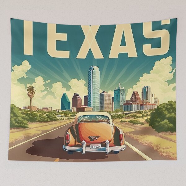 Item preview, Texas City Art designed and sold by nomiraclehere.