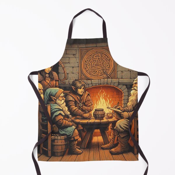 Item preview, Illustrated fantasy quest scene in a tavern  designed and sold by BlueGnome.