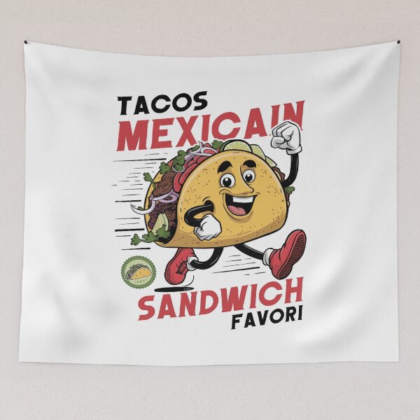 Item preview, Tacos Mexican Sandwich Favorite designed and sold by Mon-Tshirt.