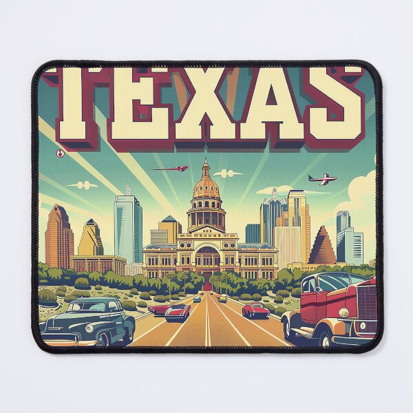 Item preview, Texas City Art designed and sold by nomiraclehere.