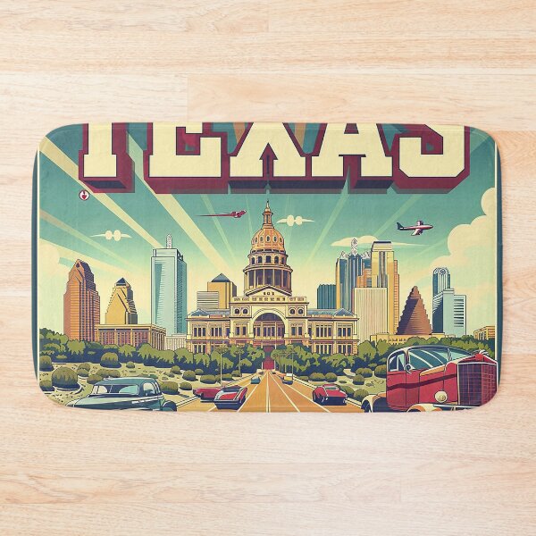 Item preview, Texas City Art designed and sold by nomiraclehere.