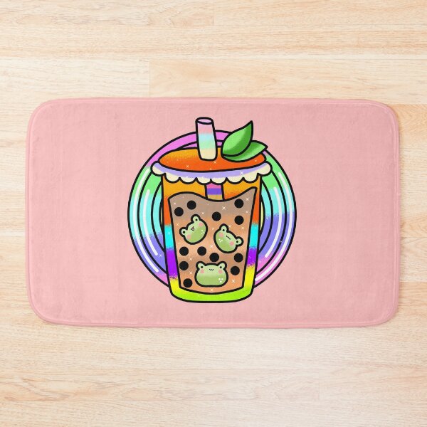 Item preview, Cute Kawaii froggy boba tea designed and sold by Quacktails.
