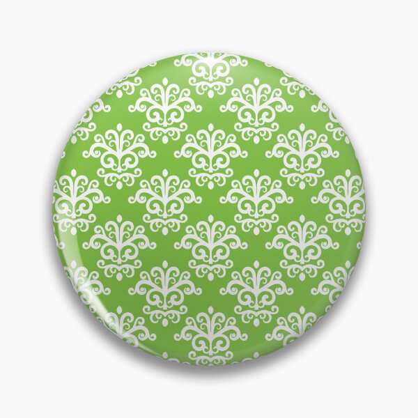 Item preview, Seamless Damask Pattern Green #11 designed and sold by MadeInR.