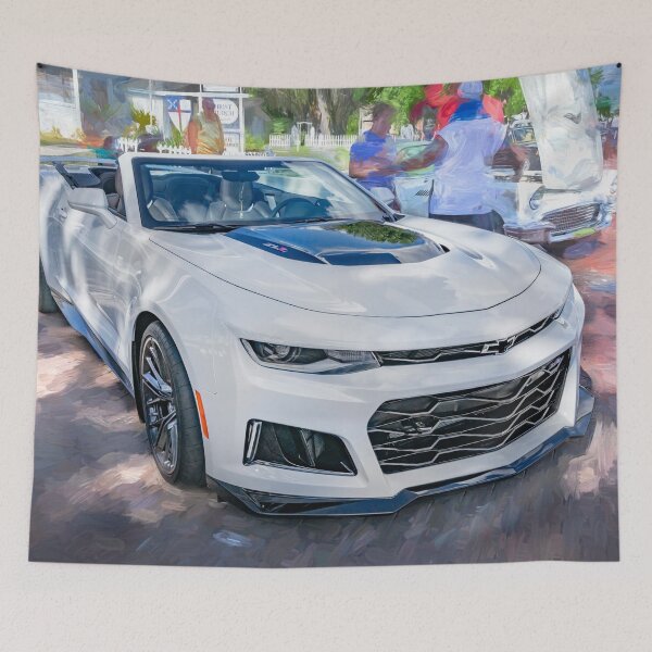 Item preview, 2023 White Chevrolet Camaro ZL1 Convertible X122 designed and sold by RichFrancoCars.