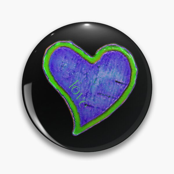 Item preview, Loveheart green and blue designed and sold by FlossOrFi.