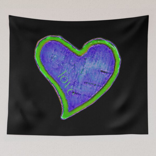 Item preview, Loveheart green and blue designed and sold by FlossOrFi.