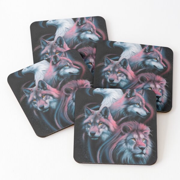 Item preview, Lion, eagle, wolf. designed and sold by MyHappyArtShop.
