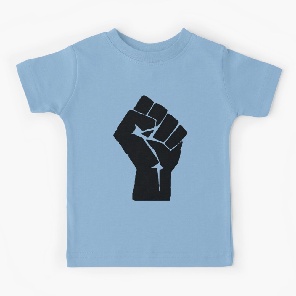 Black fist best sale t shirt