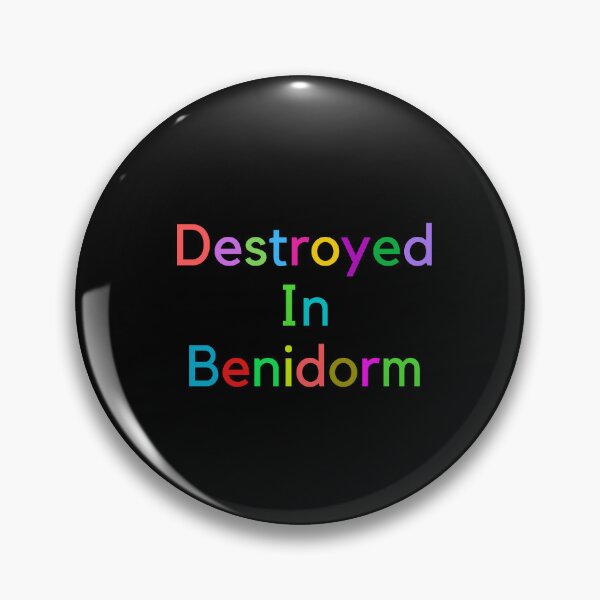 Item preview, Destroyed In Benidorm  designed and sold by MarieSusan.