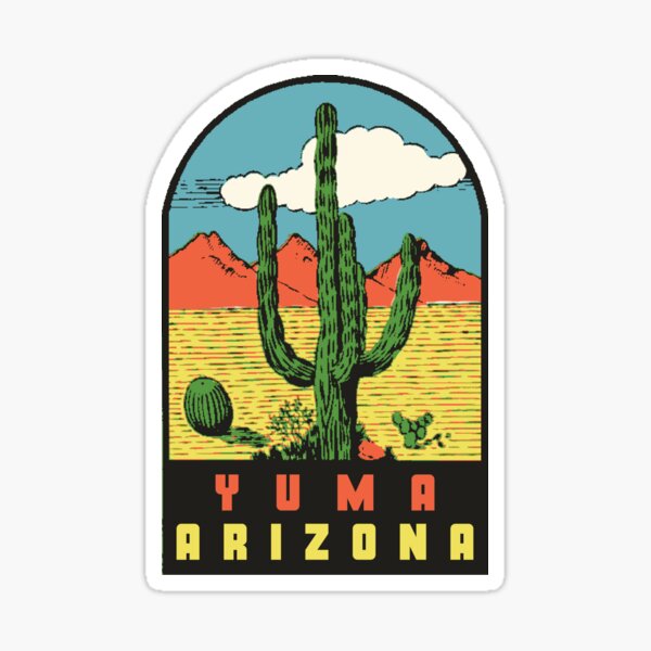 Item preview, Yuma Arizona Vintage Style Decal designed and sold by zsonn.