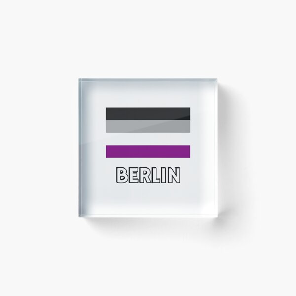 Item preview, Asexuality Pride Flag Berlin designed and sold by Inspirationmotivation.