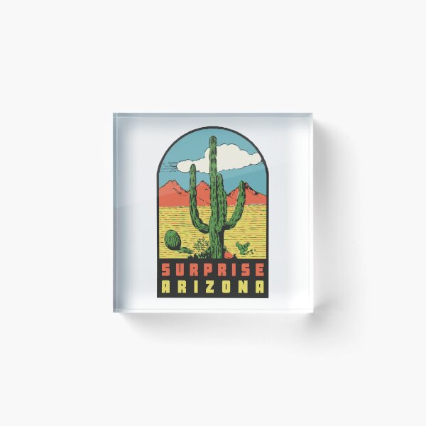 Item preview, Surprise Arizona Vintage Style Decal designed and sold by Decal Mania.