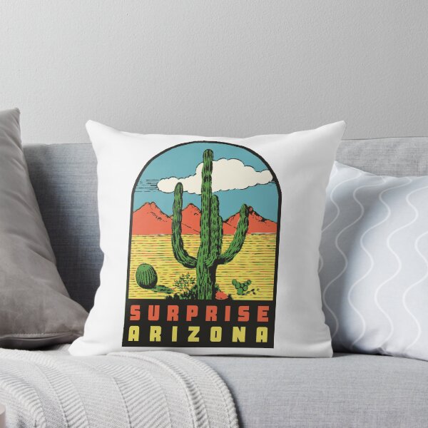 Aperçu de l'œuvre Décalcomanie de style vintage Surprise Arizona créée et vendue par Decal Mania.