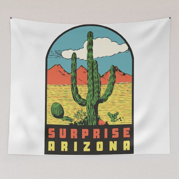Item preview, Surprise Arizona Vintage Style Decal designed and sold by Decal Mania.