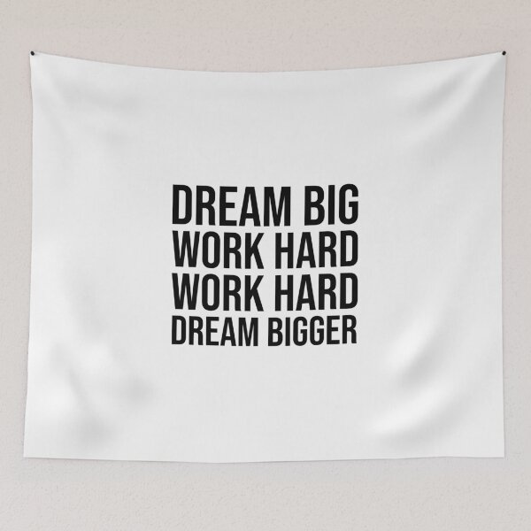 Item preview, Dream Bigger Motivational quote designed and sold by Minimalist Quotes and Sayings.