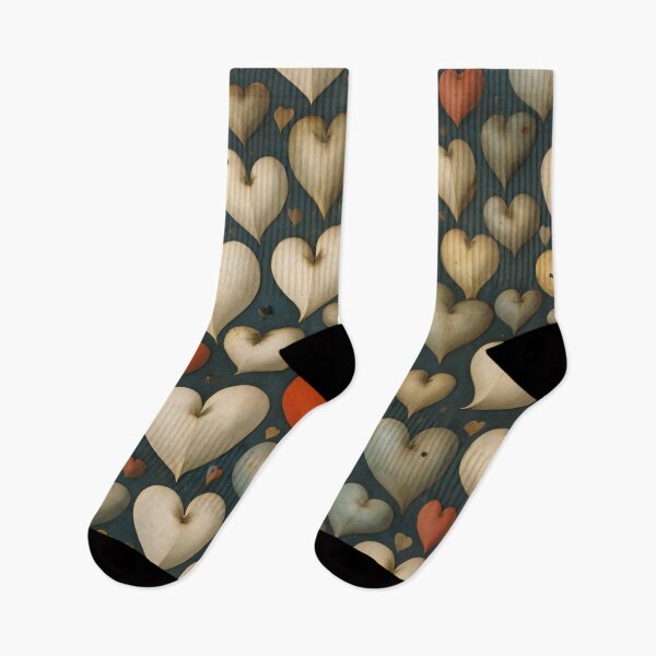 Item preview, Bosch-Inspired Surreal Hearts Pattern designed and sold by Slick-Waffles.