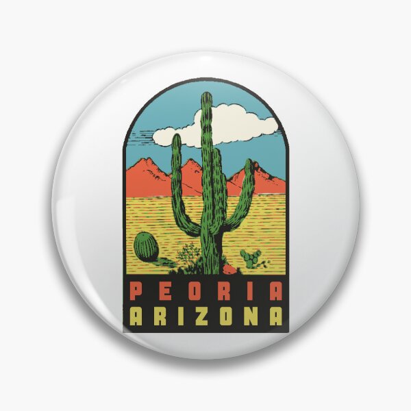 Item preview, Peoria Arizona Vintage Style Decal designed and sold by Decal Mania.