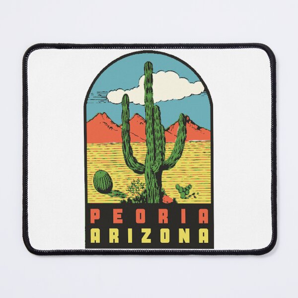 Item preview, Peoria Arizona Vintage Style Decal designed and sold by Decal Mania.