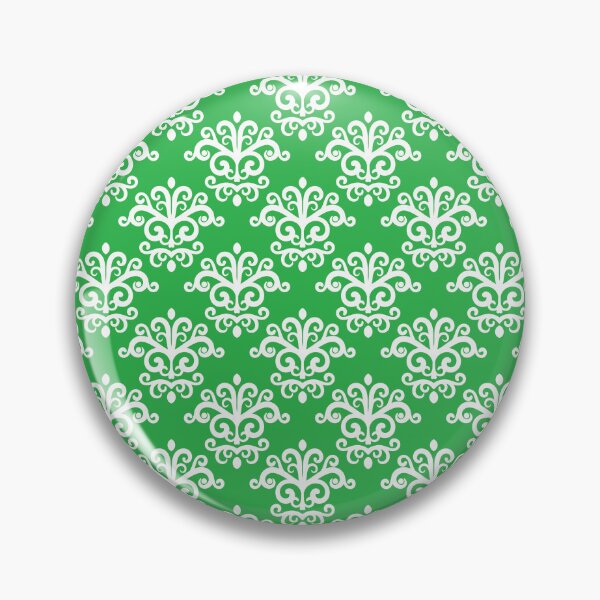 Item preview, Seamless Damask Pattern Green #13 designed and sold by MadeInR.