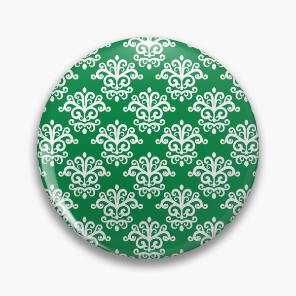 Item preview, Seamless Damask Pattern Green #14 designed and sold by MadeInR.