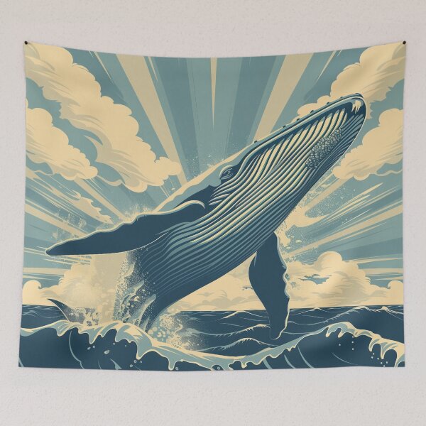Item preview, Humpback Whale Breaching Triumph designed and sold by palmyst.