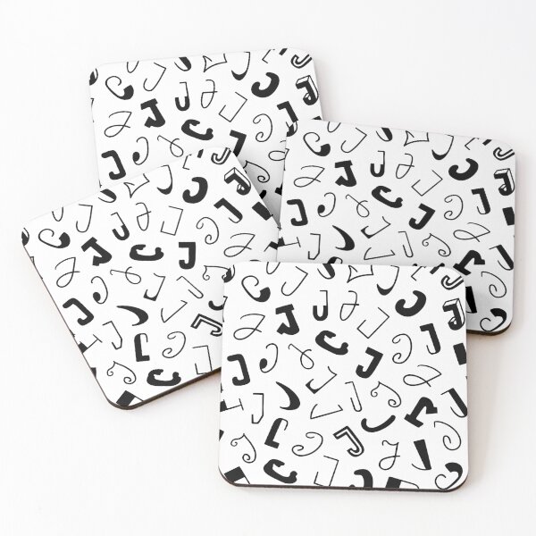 Item preview, Hand drawn Letter J pattern designed and sold by AusraB.