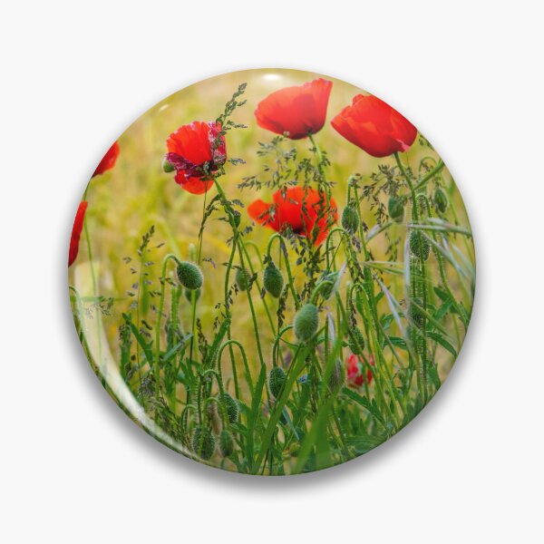 Artikelvorschau, Mohnblumen auf einem Feld entworfen und verkauft von angieblue-25.