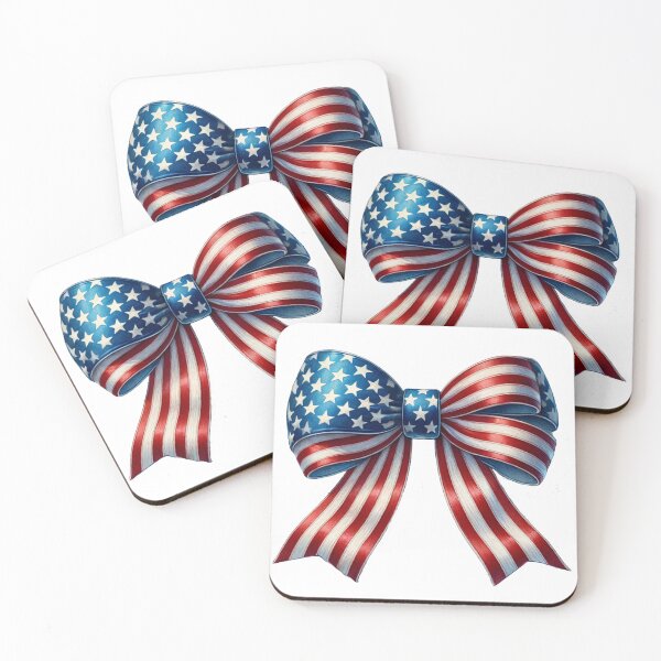 Item preview, Tiny Patriotic Bow designed and sold by Blink Art Studio.