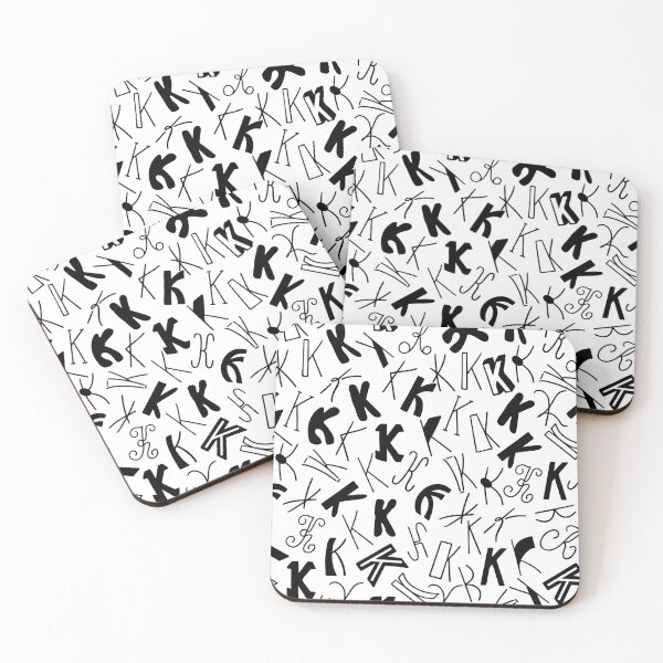 Item preview, Hand drawn Letter K pattern designed and sold by AusraB.