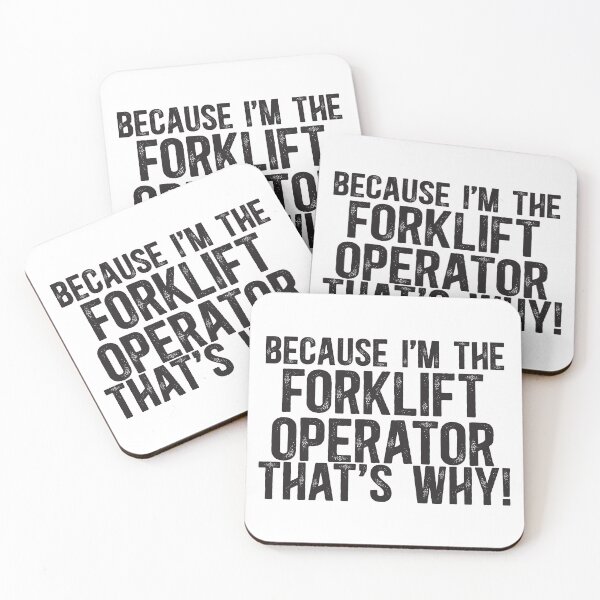 Item preview, Because I'm The Forklift Operator That's Why! designed and sold by TeesYouWant.