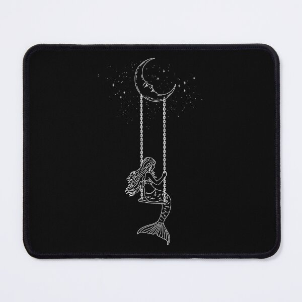Item preview, Mermaid and Crescent Moon designed and sold by Almasha.