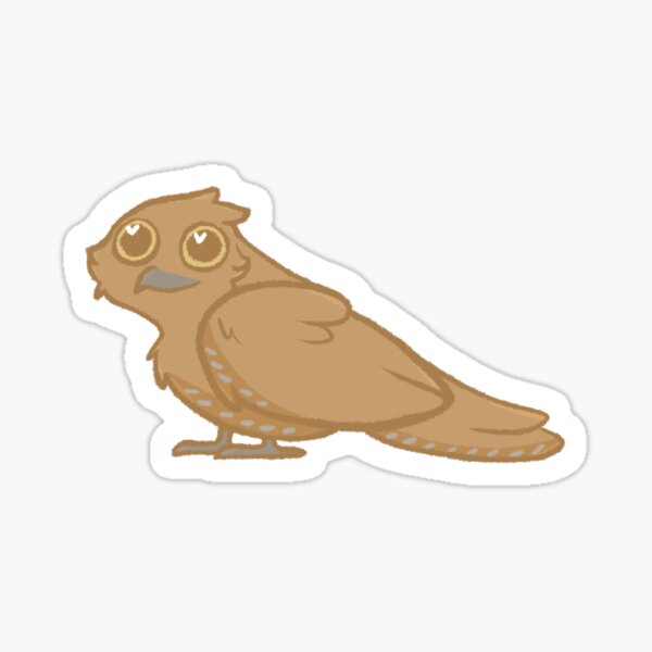 Item preview, Cute Pastel Potoo Bird designed and sold by CoralFeathers.