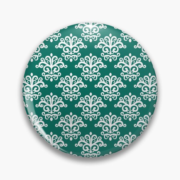 Item preview, Seamless Damask Pattern Green #16 designed and sold by MadeInR.