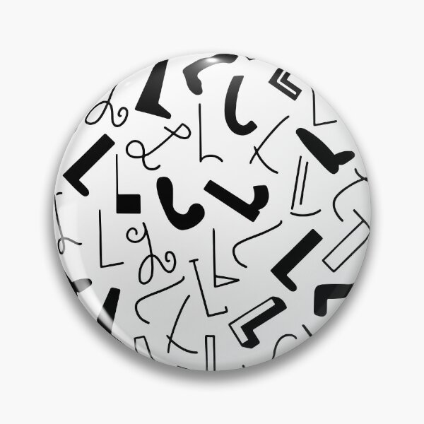 Item preview, Hand drawn Letter L pattern designed and sold by AusraB.