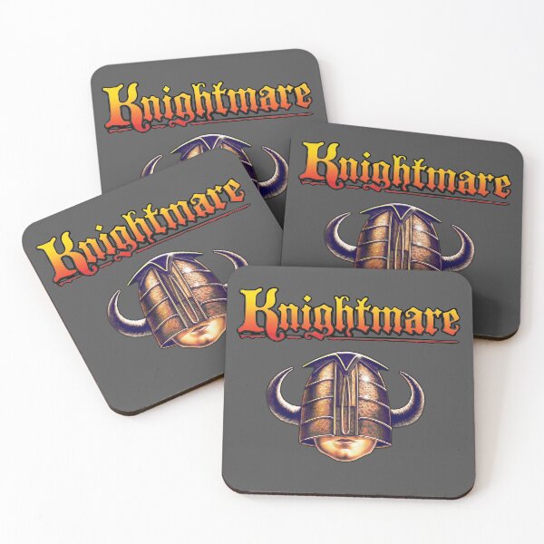 Item preview, KNIGHTMARE - Classic UK Kids CiTV Kids TV Show Logo Retro art designed and sold by Michaelofthe80s.