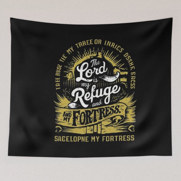 Item preview, THE LORD IS MY REFUGE AND MY FORTRESS  designed and sold by Obinne.