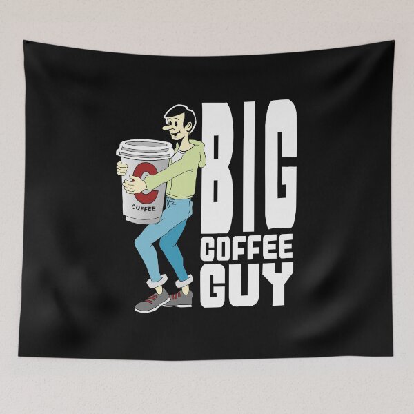 Item preview, Big Coffee Guy designed and sold by TwistedInkwell.