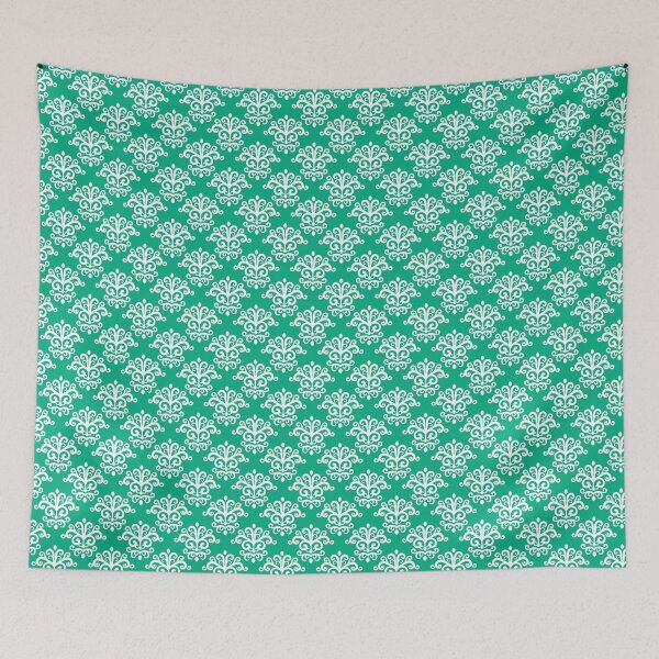 Item preview, Seamless Damask Pattern Turquoise #1 designed and sold by MadeInR.