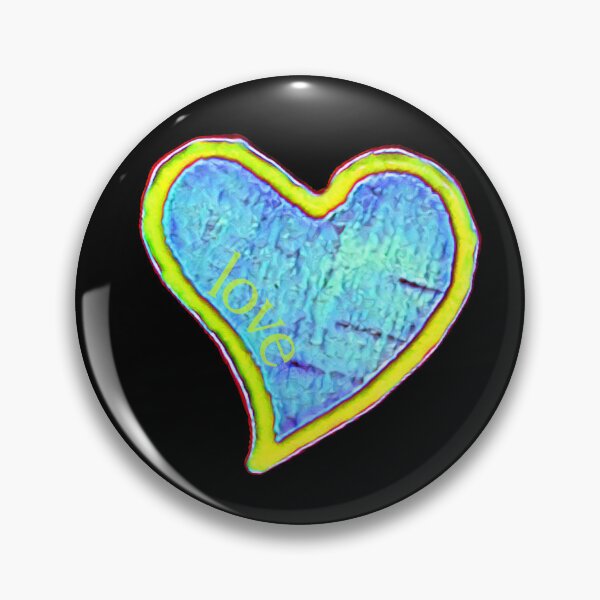 Item preview, Loveheart yellow and blue designed and sold by FlossOrFi.