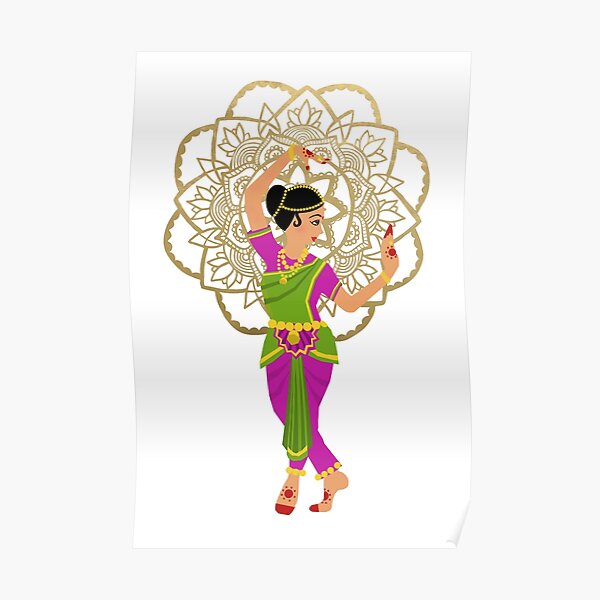 Indian Classical Dance Posters for Sale | Redbubble