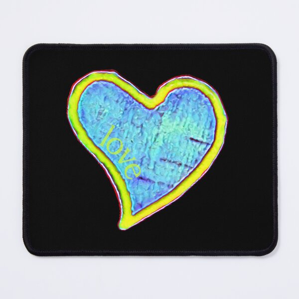 Item preview, Loveheart yellow and blue designed and sold by FlossOrFi.