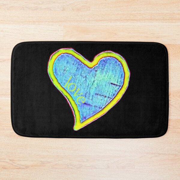 Item preview, Loveheart yellow and blue designed and sold by FlossOrFi.