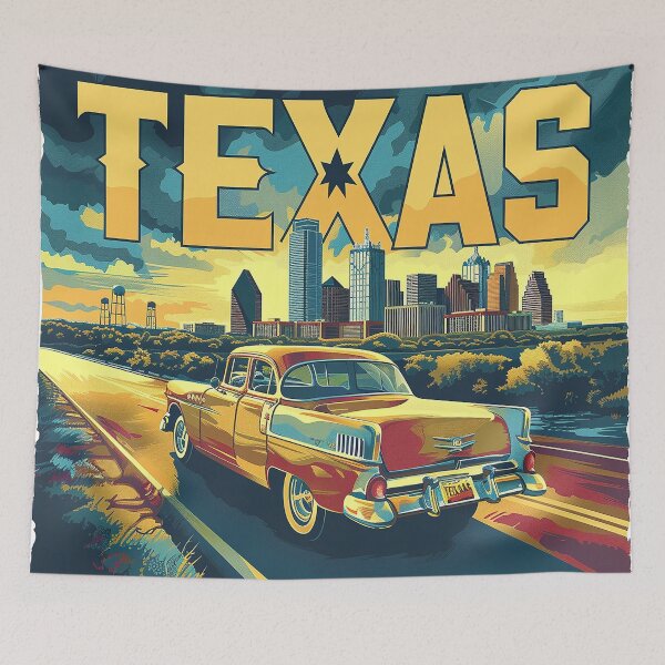 Item preview, Texas City Art designed and sold by nomiraclehere.