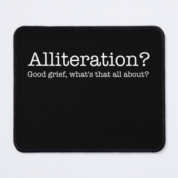 Item preview, Alliteration: Good Grief designed and sold by TwistedInkwell.