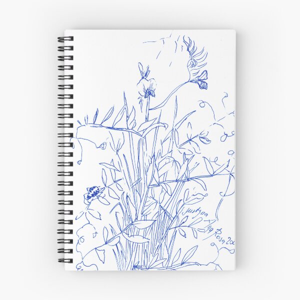 Item preview, Meditative Sketchbook: Vicia Fava designed and sold by JustynaAyaRosa.