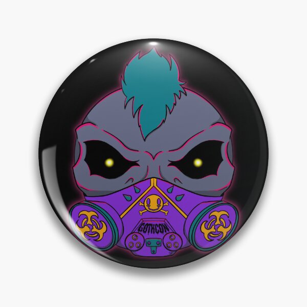 Item preview, GothCon 2024 Cyber Skull designed and sold by ZombieCheshire.